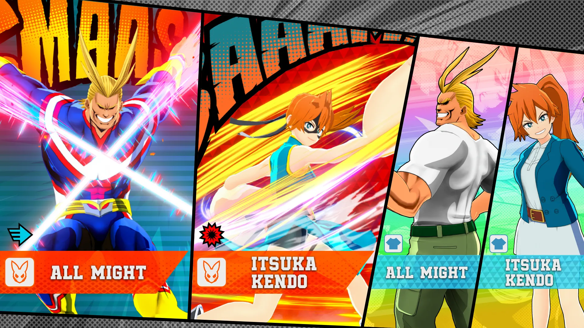 Character Roll: Alternative (S17) All Might and Kendo