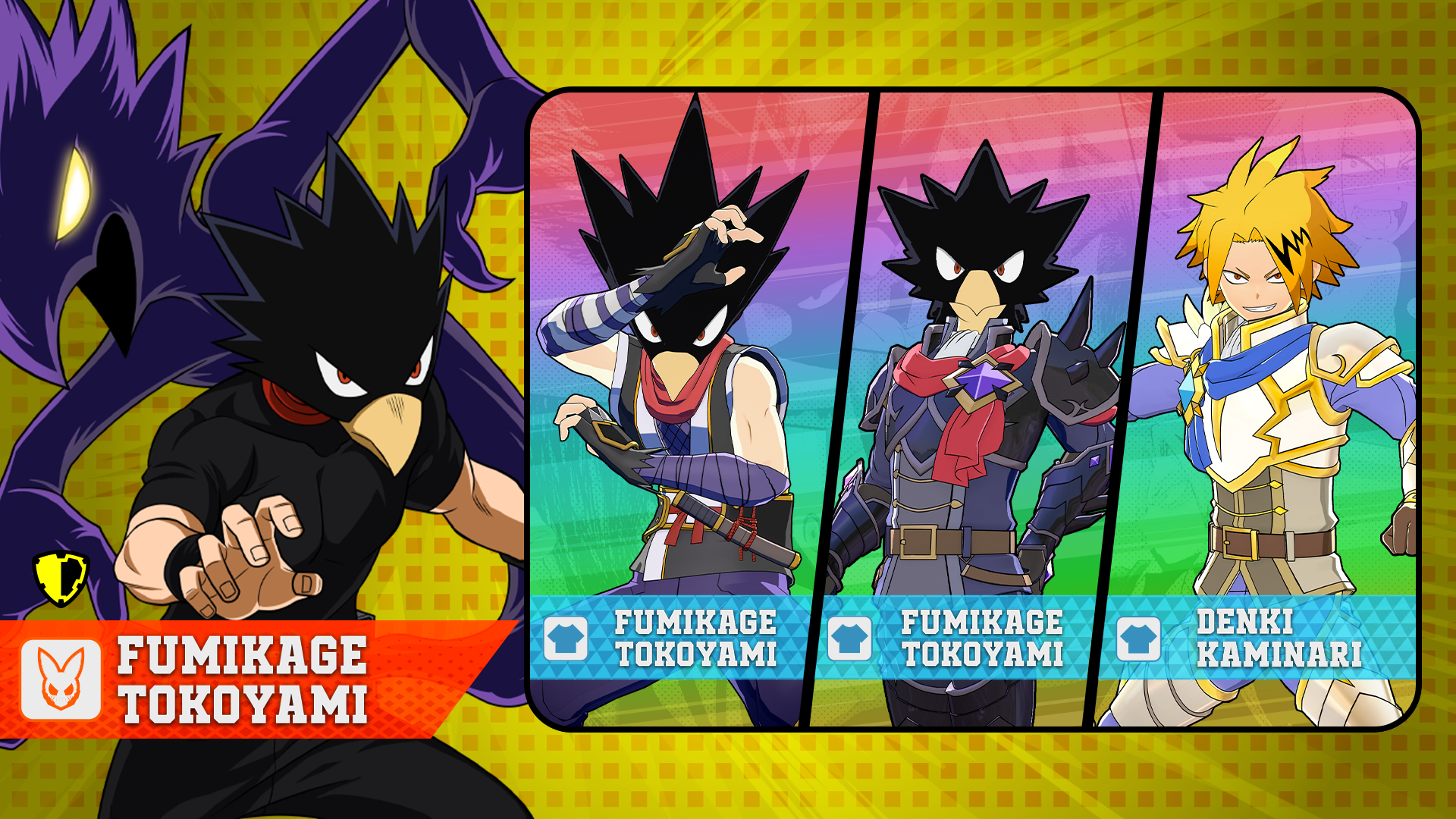 Character Roll: Original (S18) Tokoyami Underway!