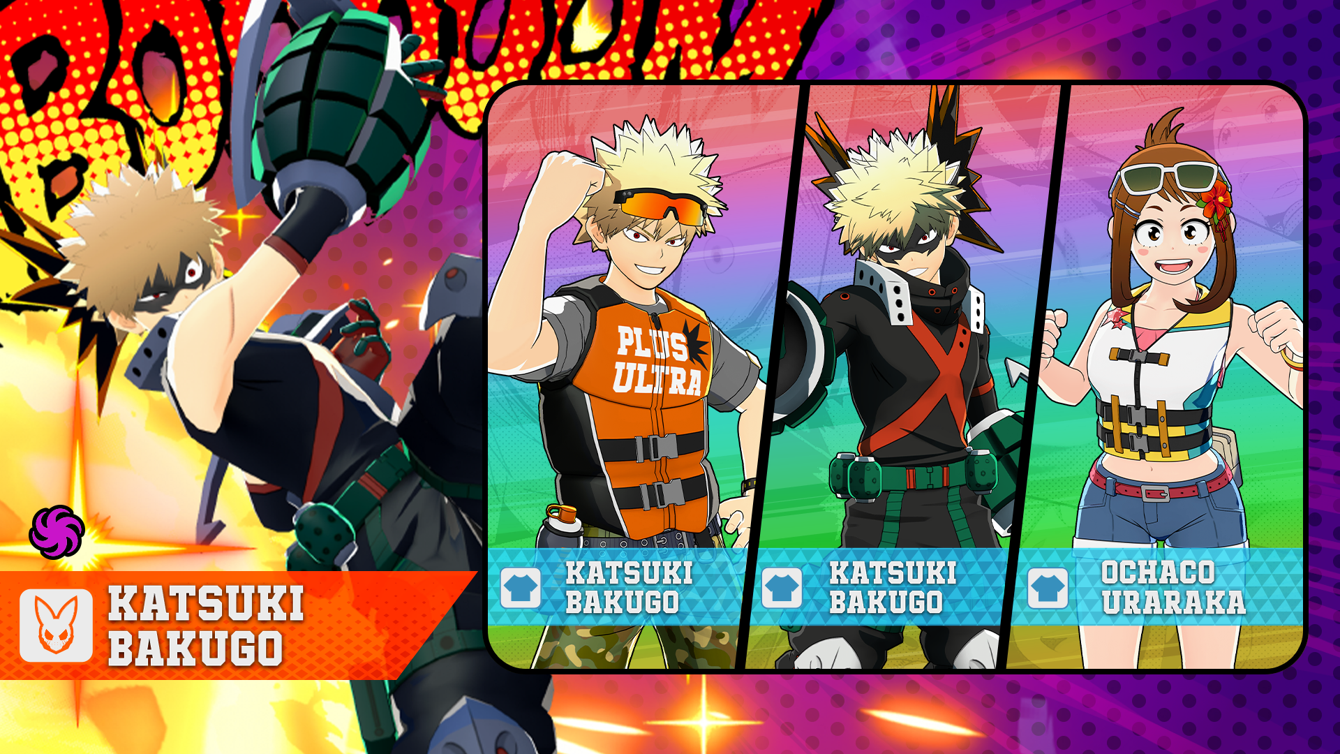 Character Roll: Alternative (S18) Bakugo Underway!
