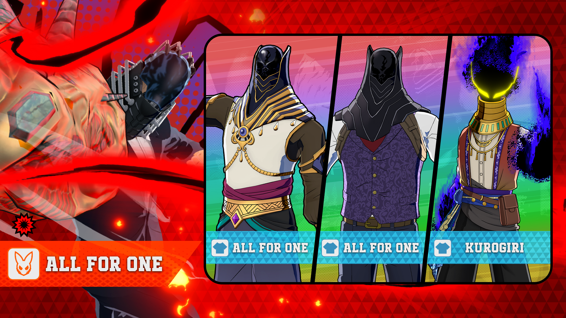 Character Roll: Alternative (S18) All For One Underway!